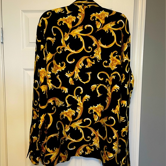 Versace Baroque Print Shirt - Size 46 - Authentic Designer Piece - Picture 2 of 4
